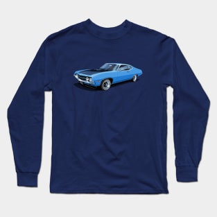 1970 Ford Torino Cobra Jet in winter blue Long Sleeve T-Shirt